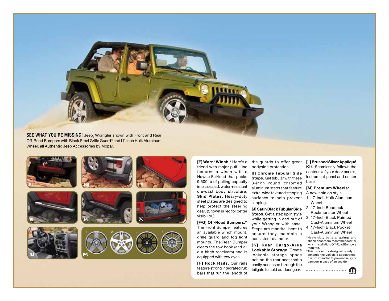 2008 Jeep Wrangler Brochure Page 18